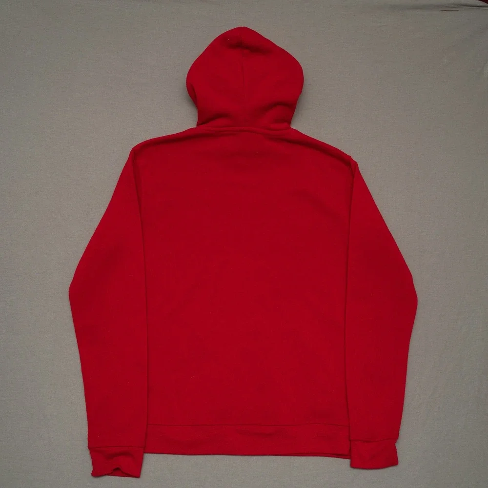 Vintage Red Coca Cola Hebrew Script Logo Hoodie Adult M Bens Sportswear